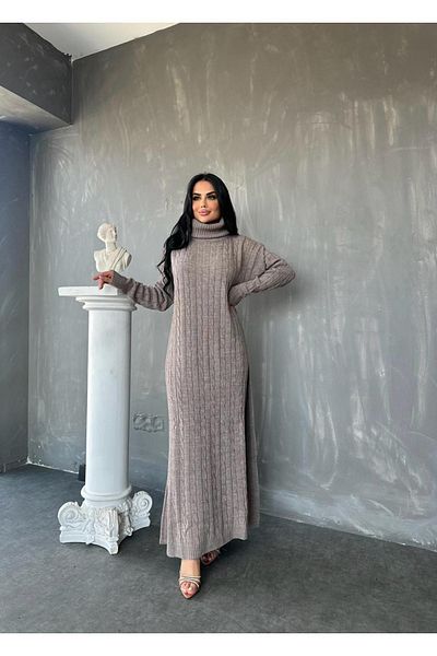 MAY MARA طقم نسائي طويل محبوك ومفصل، مكون من قطعتين