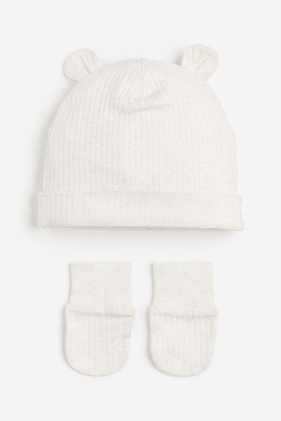 H&M طقم قطني مكون من قطعتين