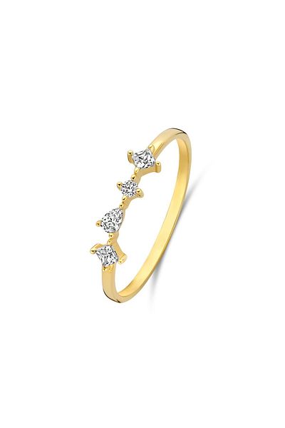Beloro Jewels Monte Napoleone Mea 9 Karat Goldring mit Zirkonia Bo330030