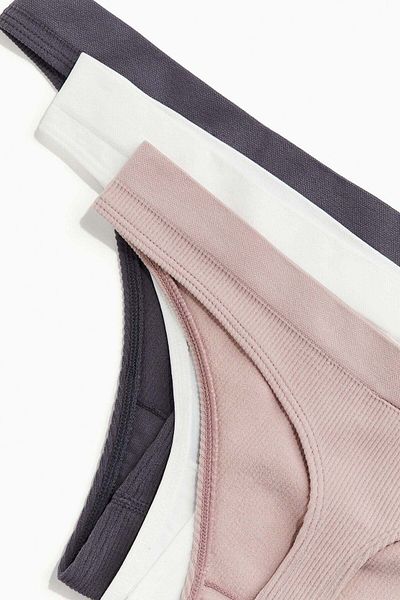 H&M 5-pack seamless thong briefs