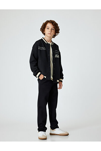 Koton Βασικό σχολικό αθλητικό παντελόνι με λεπτομέρεια τσέπης με δεμένη μέση