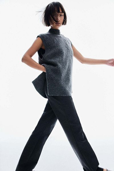 H&M Tailored jersey trousers