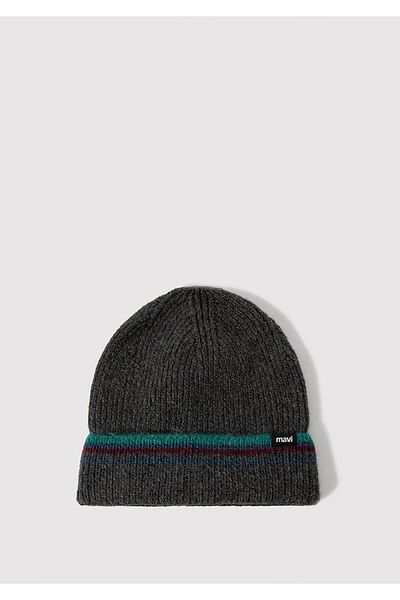 Mavi Gray Beret with Stripe Detail 0911533 -34709