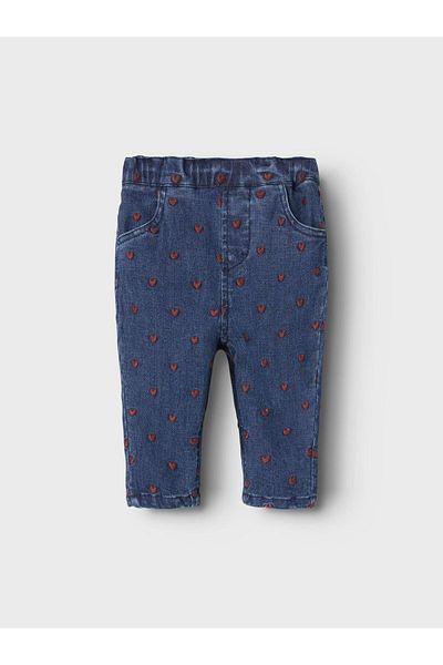 Lil' Atelier Baby Jeans mit weitem Schnitt