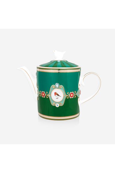 Pip Studio Love Birds Green Porcelain Teapot 1300 ml