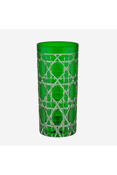 CHIARA ALESSI Gloria Green Glass Water Cup 485 ml
