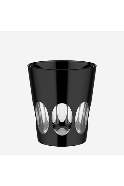 CHIARA ALESSI Nora Black Glass Water Cup 345 ml