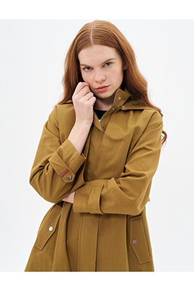 KYR Dark Olive Stand Collar Cap - Pocket Detailed