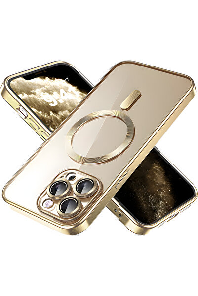 Fibaks İphone 12 Pro Max Uyumlu Kılıf Kamera Lens Korumalı Magsafe Şarj Kilif...