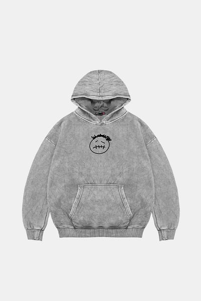 Sekizbiraltı White Cactus Jack Oversize Unisex Hoodie - Back Printed Washable