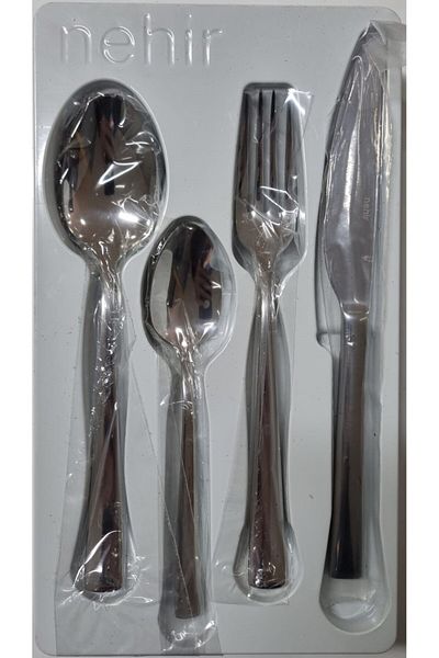 Nehir Sea Plain 24 Piece Cutlery Set for 6 People
