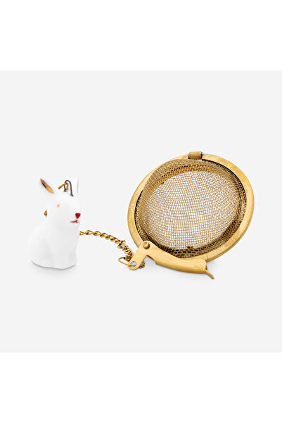 Pip Studio La Majorelle Beyaz Porselen Demleme Süzgeci 13 Cm