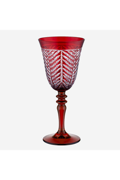 CHIARA ALESSI Lanza Kırmızı Cam Kadeh 270 Ml