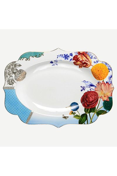 Pip Studio Royal Blue Porcelain Service Plate 40 Cm