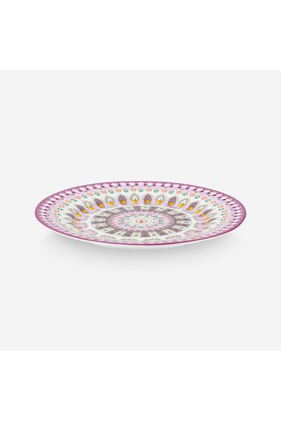 Pip Studio Lily & Lotus Purple Porcelain Cake Plate 17 cm