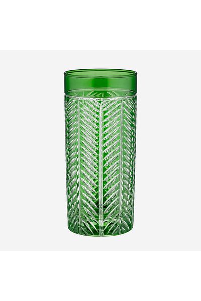 CHIARA ALESSI Lanza Green Glass Water Cup 485 ml