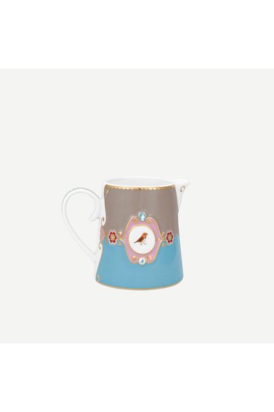 Pip Studio Love Birds Blue Khaki Porcelain Milk Holder 270 ml