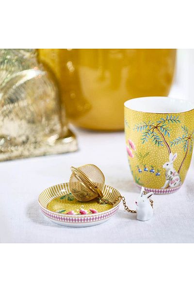 Pip Studio La Majorelle White Porcelain Brew Strainer 13 Cm