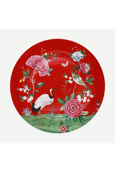Pip Studio Blushing Birds Red Porcelain Supla 32 Cm