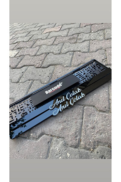 Barcode Works Lüks Parlak Pleksi Plakalık Takmatik Model Kişiye Özel