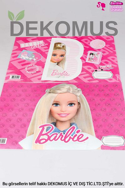 Barbie Σετ 2 Εξώφυλλων Διατροφής με άδεια χρήσης