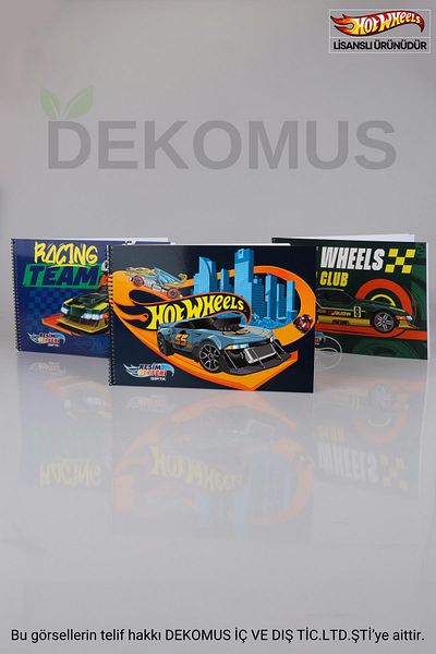 HOT WHEELS Caiet de imagini Hot Wheels cu licență pentru sezonul nou - 17x24 CM, 15 coli