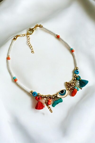 PETEK AKSESUAR Mercandöğüzhalhal مع عين الشر وشرابة العين