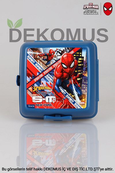 SPIDERMAN LICENSED SPIDERMAN 2-LAYER FEEDING BOX / LUNCH BOX