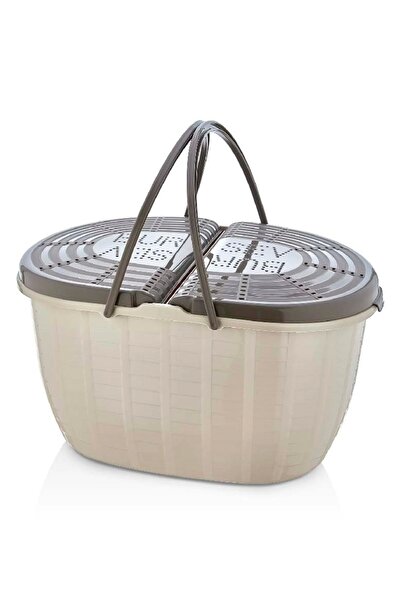 Realwest Kapaklı Piknik Sepeti Plastik 25 Litre