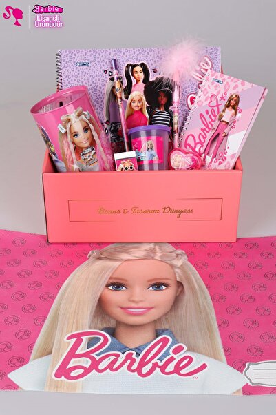 Barbie Dekomus Gıft Box Özel Kutulu 'nın Pembe Düşler Koleksiyonu Özel Tasarı...