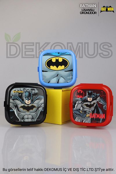 Batman New Season Licensed Batman 2 Layer Lunch Box / Lunch Box