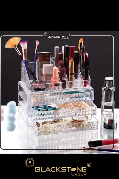 F BLACKSTONE 3 Συρτάρια Organizer Μακιγιάζ Organizer Καλλυντικά Organizer