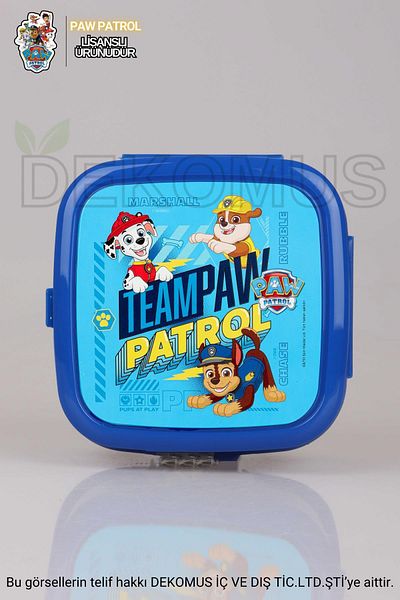 PAW PATROL DEKOMUS LICENȚĂ PAW PATROL CUPA DE ALIMENTARE DUBLU STRAT / CUTIE DE LUNCH