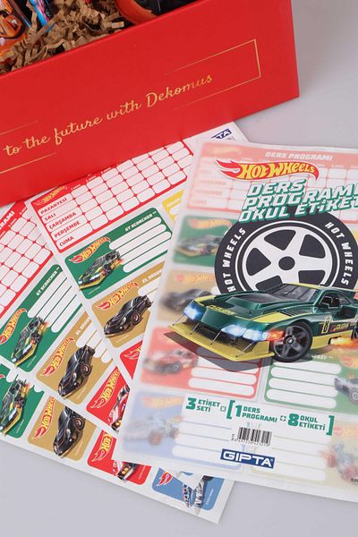 HOT WHEELS Yenii Season Licensed Hot Wheels - "Snap File" Stationery Set