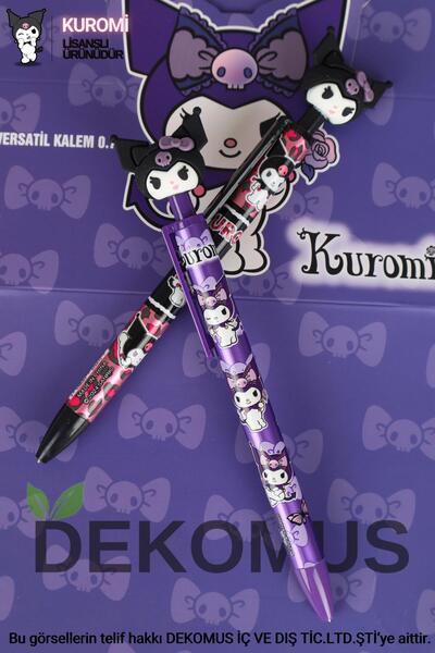 kuromi قلم ديكوموس مرخص مع شكل وجه - 0.7 ملم، الموسم الجديد