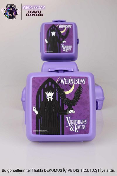 WEDNESDAY LICENSED WEDNESDAY 2 LAYER LUNCH BOX