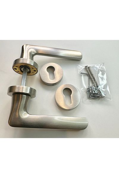 Hafele Eloy Satin Yale (Outdoor) Door Handle