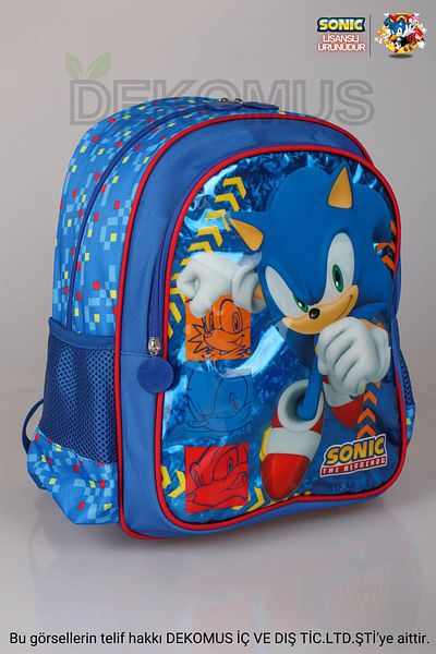 Sonic Geantă de școală cu licență de sezon nou - Colecție specială
