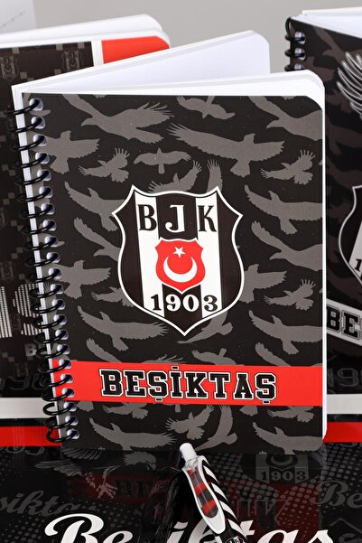 Beşiktaş "dekomus Cep Defteri Hediyeli" Yeni Sezon Lisanslı Sert Kapak Bloknot Ve Versatil Uçlu Kale