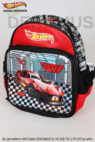HOT WHEELS 32 Cm Single Compartment Small Kindergarten Bag