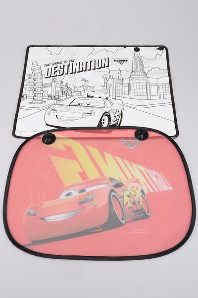 Disney Lisanslı Cars Araba Güneşliği Boyama Sayfası Hediyeli