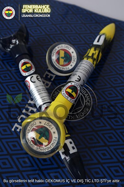 Fenerbahçe 2024 Yeni Sezon Lisanslı Fenerbahçe Top Başlıklı Versatil Uçlu Kal...