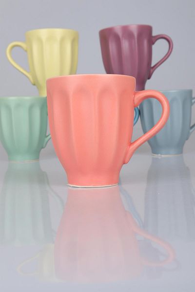 DEKOMUS كوب بتصميم مخصص مكون من 6 قطع