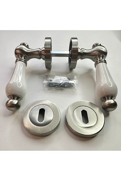 Karan Porselen مقبض باب غرفة MACE INOX PORCELAIN