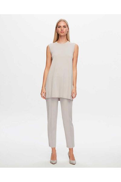 MISS DALIDA T24Y-6000 MISSDALIDA BASIC SLEEVELESS KNITWEAR TUNIC
