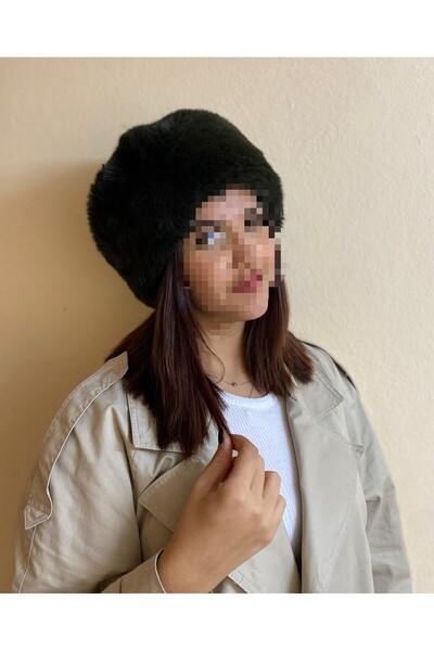 sema aksesuar New Trend Furry βελούδινο καπέλο καρδιάς - Δώρο - Χειμερινή ψεύ...