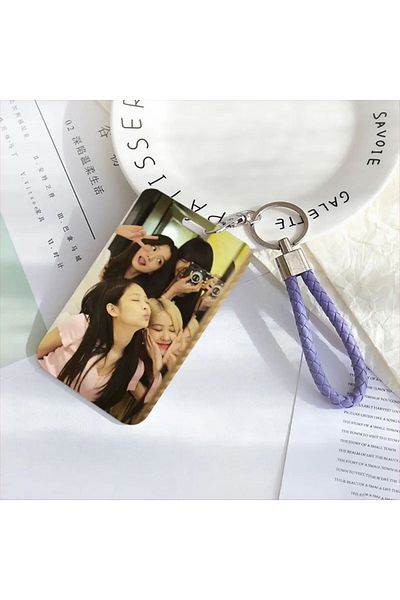 Kpop Dünyasi Blackpink Hard Cover Card Holder/Keychain 2
