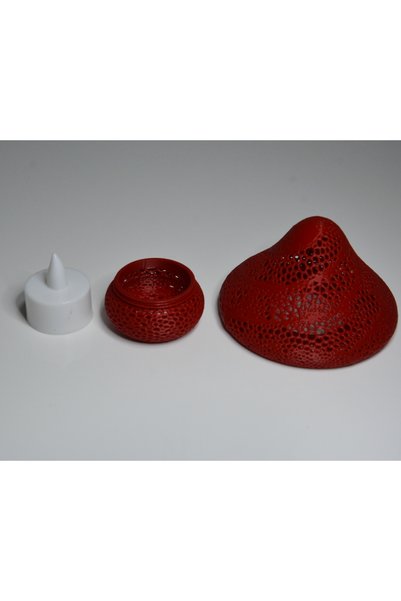 Generic Brand Small Red Mushroom Lamp, Candle Stylish Decoration Accessory