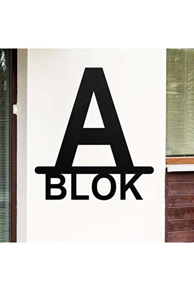 zafrakreklam BLOK TABELASI VİLLA - SİTE - APARTMAN - KAPI  CNC KESİM 45X40cm ...