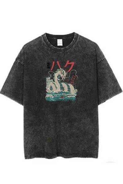 DEEFWEAR Μπλουζάκι Unisex Vintage με στάμπα Dragon